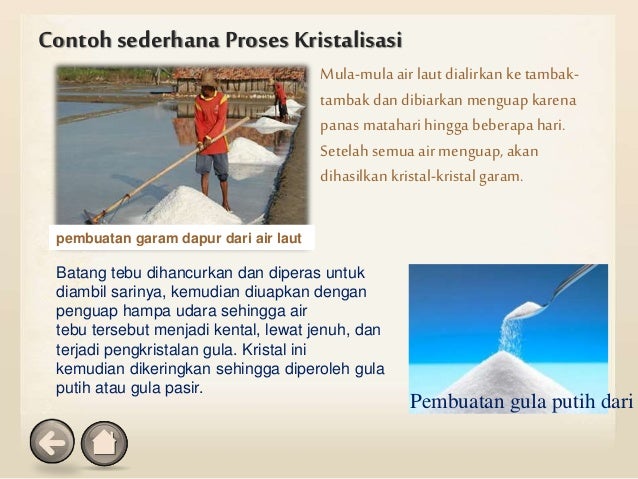 kristalisasi garam dapur